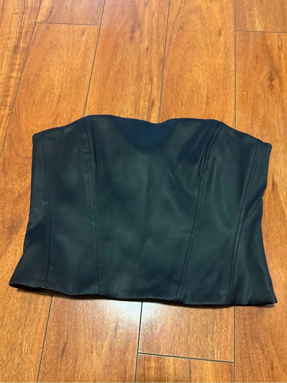 Wilfred women’s Black Strapless Corset Top
